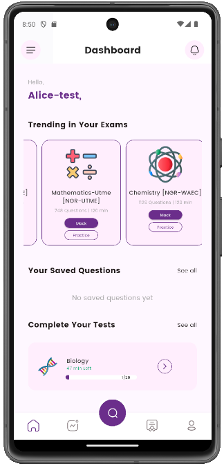 ExamSimplify Dashboard